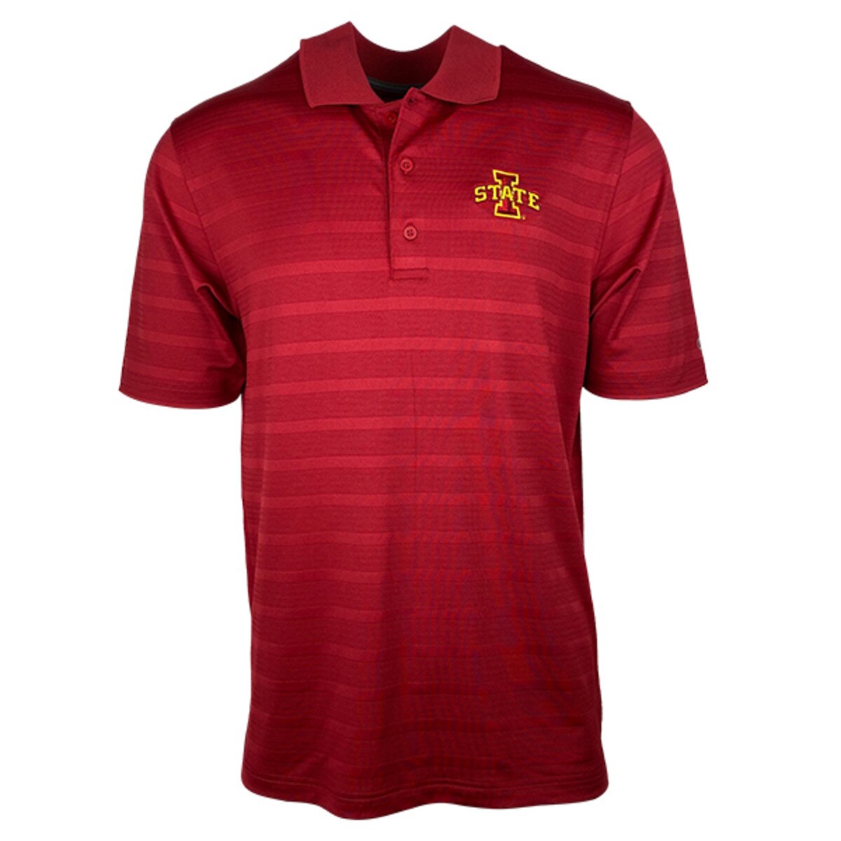 Champion® I-State Cardinal Striped Polo